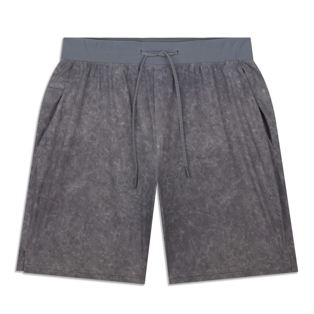 Lululemon Men T.H.E. Short *Linerless 9" XXL Gravel Dust Grey Multi
